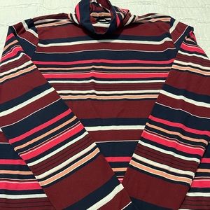 Jcrew striped tissue turtleneck.